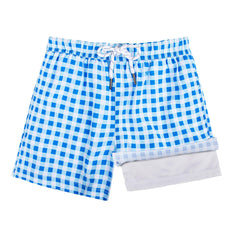 Boys Swim Trunks with Compression Boxer Brief Liner B01