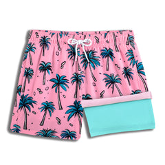 Boys Swim Trunks with Compression Boxer Brief Liner B04