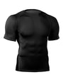 Brisira Men Coolmax Baselayer Compression Shirt Gym Athletic Workout Short-Sleeve Cool Dry Size S to 2XL