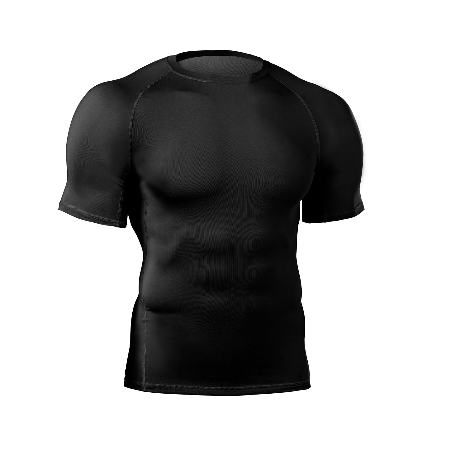 Brisira Men Coolmax Baselayer Compression Shirt Gym Athletic Workout Short-Sleeve Cool Dry Size S to 2XL