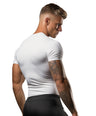 Brisira Men Coolmax Baselayer Compression Shirt Gym Athletic Workout Short-Sleeve Cool Dry Size S to 2XL