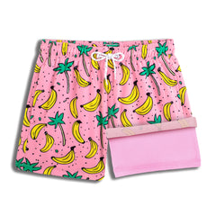 Boys Swim Trunks with Compression Boxer Brief Liner B04