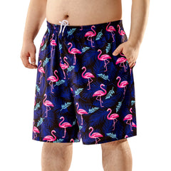 Big and Tall Swim Trunks for Men with Mesh Liner
